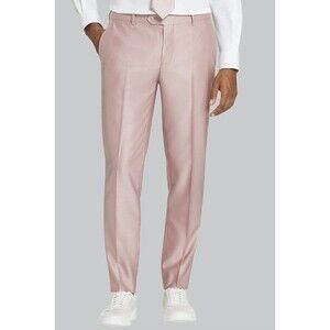 Jos. A. Bank Skinny Fit Solid Separates Pants for Men, 38X32 Size, Pink pants